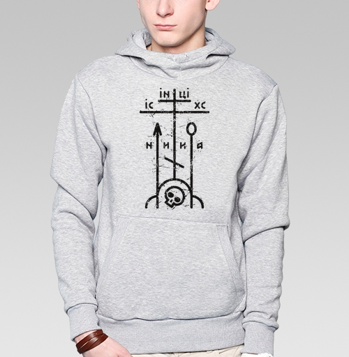 Фотография футболки Восьмиконечный крест череп кости борьба жизни смерти