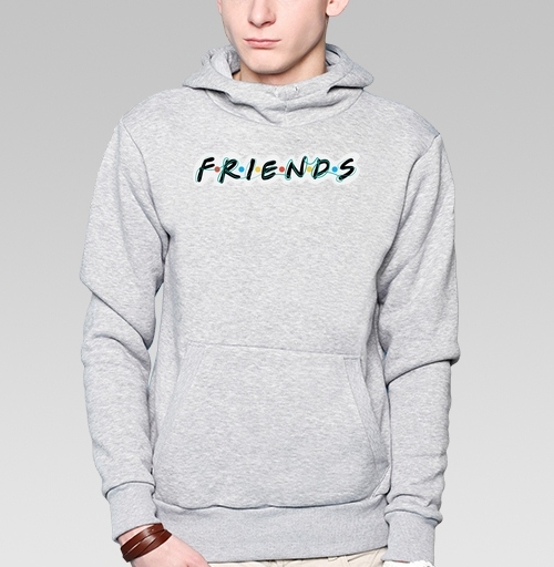 Фотография футболки Дружба и единение надпись Friends Друзья