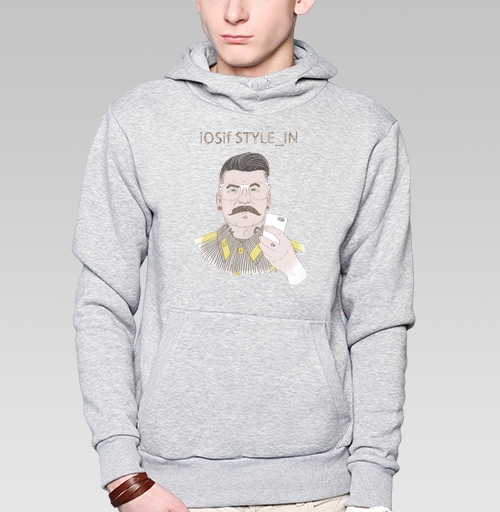 Фотография футболки Ироничный портрет iOSif STYLE_IN в стиле ретро