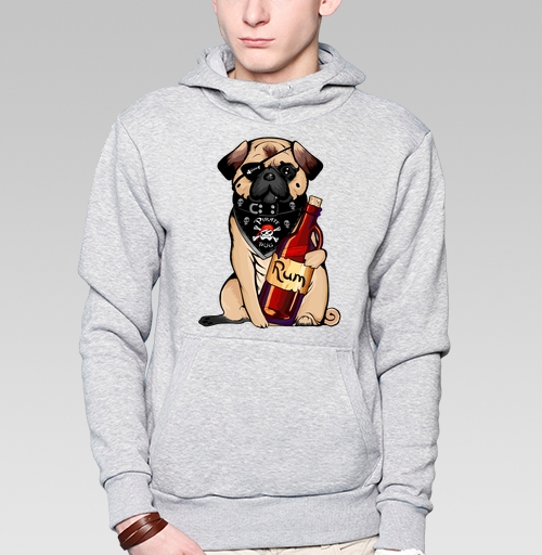Фотография футболки Pirate pug
